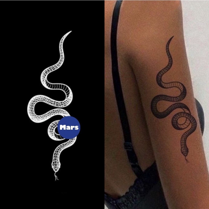 【SIYA Magic Tattoo】Hình Xăm Dán Tạm Thời 10-15 Ngày Chống Nước 18CM*11CM