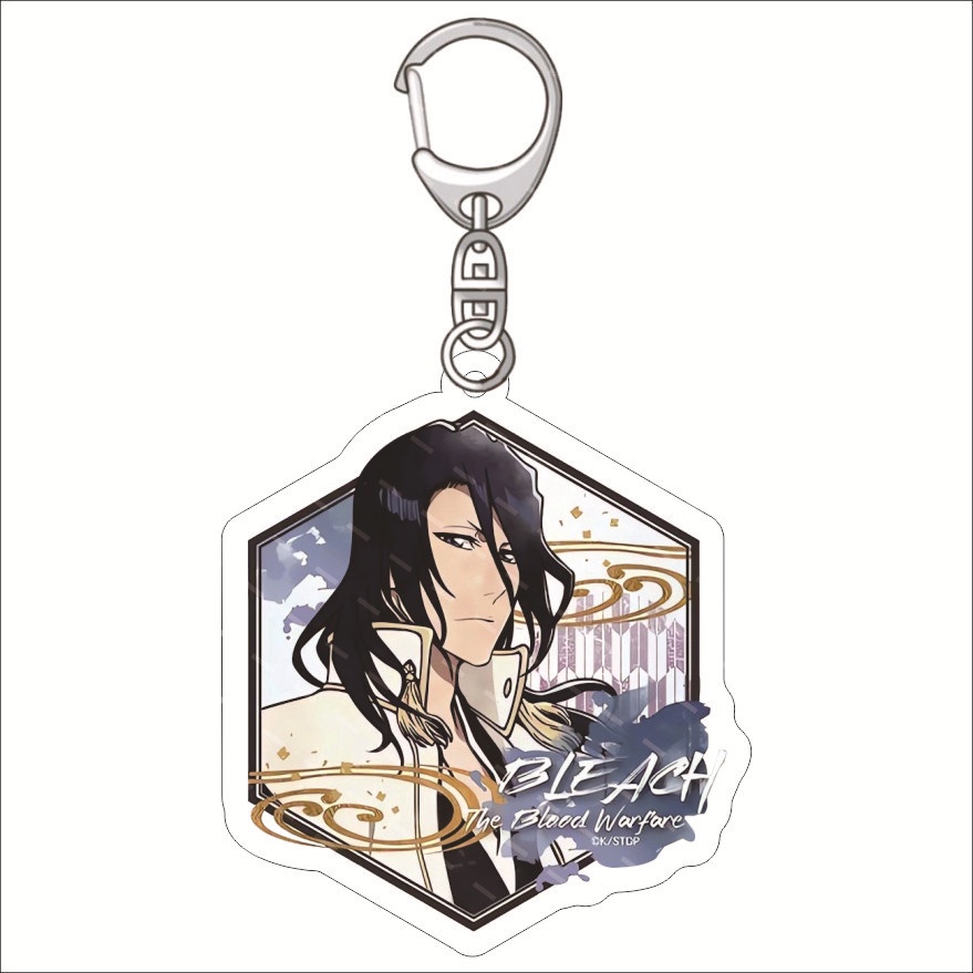 BLEACH Chết móc khóa Kurosaki Ichigo Zaraki Kenpachi Rukia Kuchiki Byakuya acrylic mặt dây chuyền