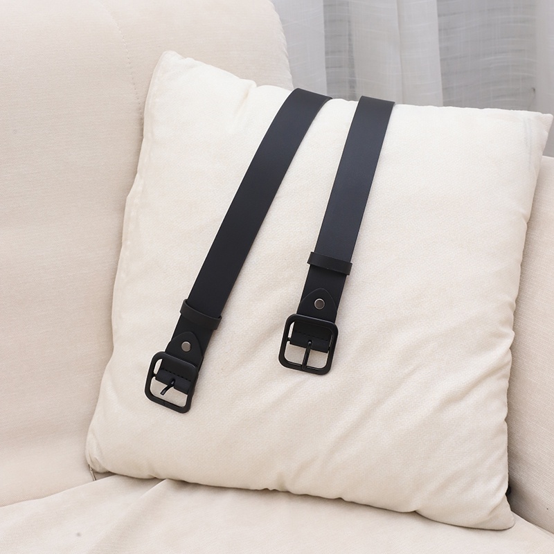 Thắt Lưng Thời Trang Màu Đen Phong Cách Hàn Quốc