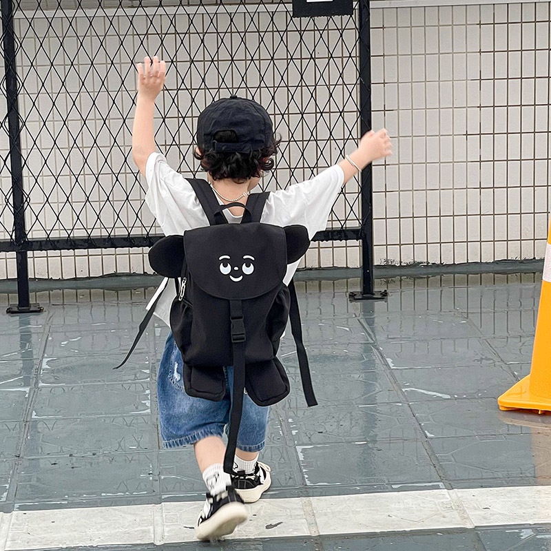 Ba Lô Hoạt Hình Đơn Giản Sức Chứa Lớn Phong Cách Hàn Quốc Cho Bé Trai Và Bé Gái