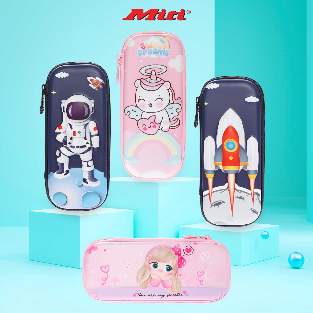 Hộp bút BV012 nhiều hình dễ thương