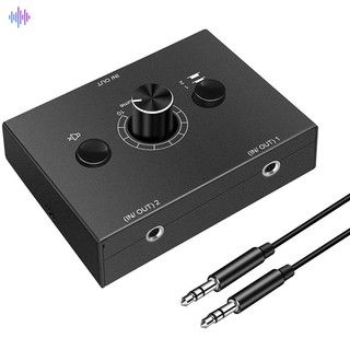 Bộ Chia Âm Thanh 2 Cổng Vào 1 Ra / 1 Ra 2 Cổng Ra 3.5mm