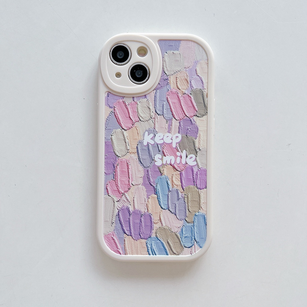 Ốp lưng Samsung S23 Ultra S22 Ultra S21 Ultra S20 Ultra S23 Plus S21 Plus S20 Plus S21 Fe S20 Fe A30 A20 A31 A70 M31 M23 Retro Graffiti Oil Painting Love soft phone case