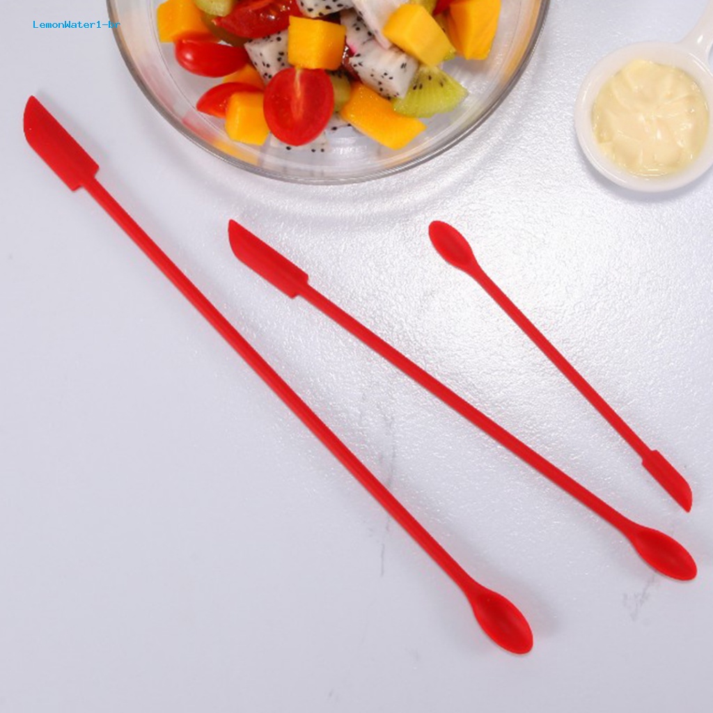 Chanh 1.br Thìa silicone Làm Đẹp Dụng Cụ Nấu Ăn Trang Điểm Màng Bùn Sáng Tạo