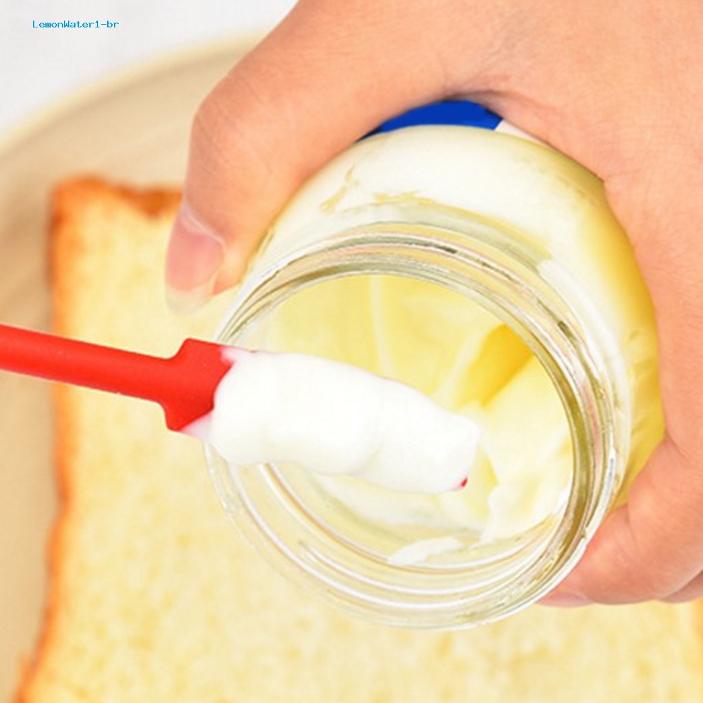 Chanh 1.br Thìa silicone Làm Đẹp Dụng Cụ Nấu Ăn Trang Điểm Màng Bùn Sáng Tạo