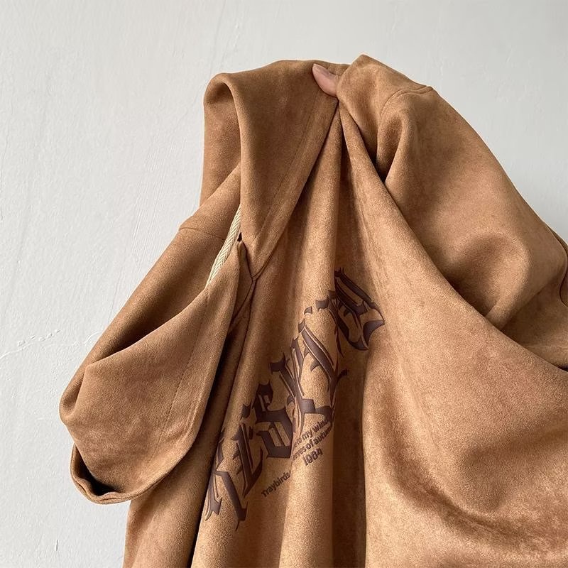 Áo hoodie Tay Dài In Chữ Thời Trang vintage Cho Nam