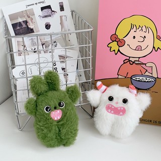 Cute Monster Mouse Plush Pendant Doll Backpack Pendant Keychain