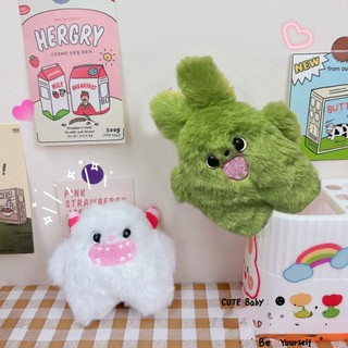 Cute Monster Mouse Plush Pendant Doll Backpack Pendant Keychain