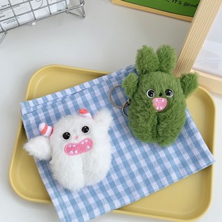 Cute Monster Mouse Plush Pendant Doll Backpack Pendant Keychain