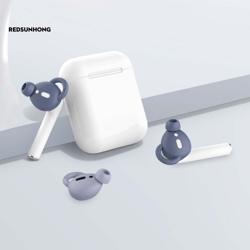 Bộ 2 Nút Tai Nghe Bằng silicone Chống Trượt Cho airpods 1 / 2