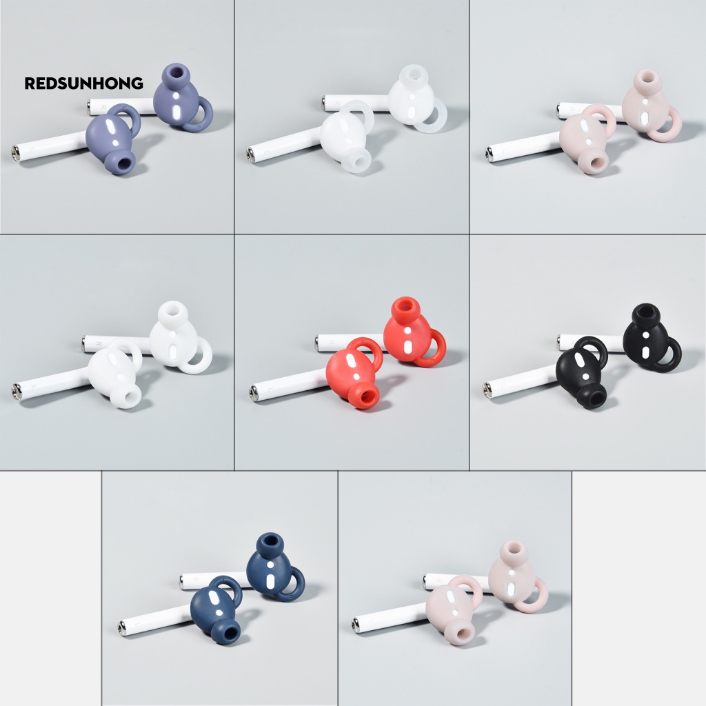 Bộ 2 Nút Tai Nghe Bằng silicone Chống Trượt Cho airpods 1 / 2