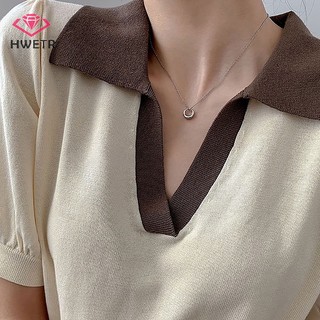Vòng cổ Mặt Tròn Thời Trang Cho Cặp Đôi Mới