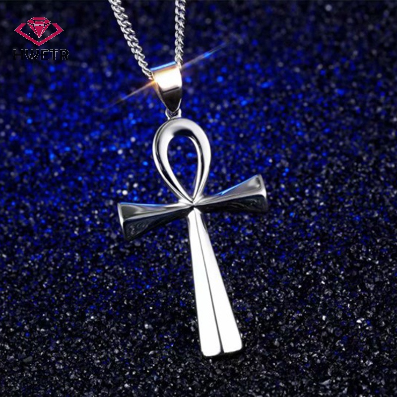 Dây Chuyền Mặt Đá Ai Cập ankh crucifix Mới