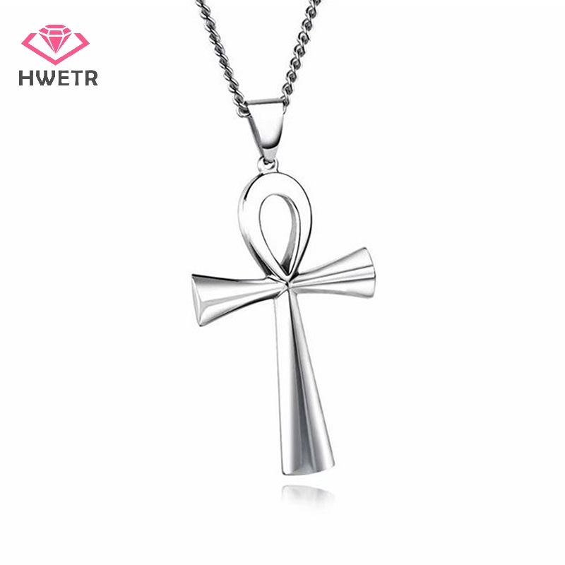 Dây Chuyền Mặt Đá Ai Cập ankh crucifix Mới