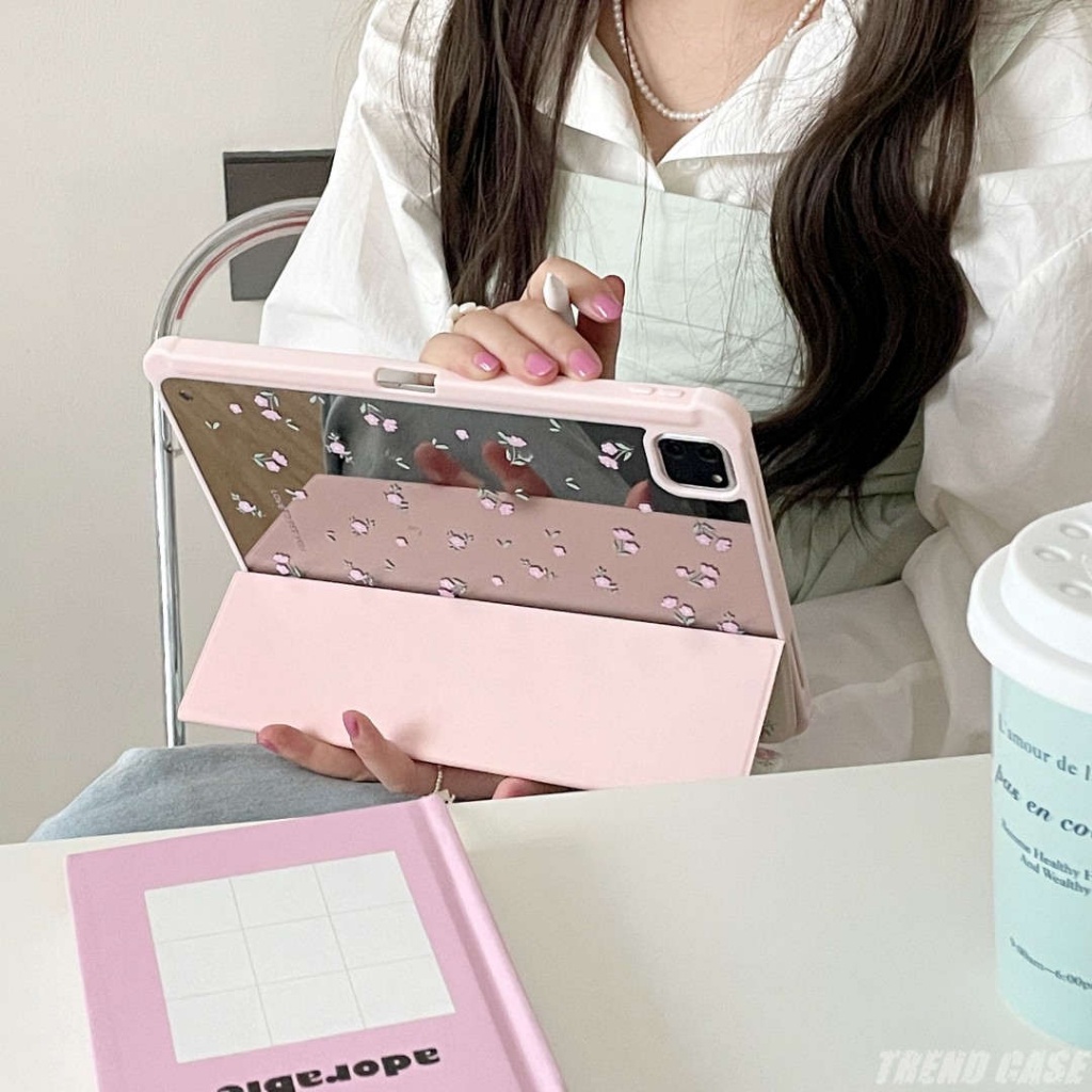 Bao Da Máy Tính Bảng Họa Tiết Hoa Đơn Giản Cho ipad 10.2 air 5th 4th generation 10.9 pro 11 9.7 10.2 7 8 9th air3 pro10.5 10th Ốp