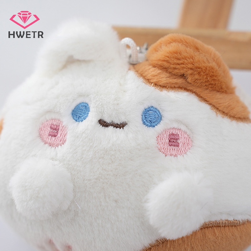 Móc Khóa Hình Mèo Nhồi Bông Đuôi Dài Đáng Yêu Mới