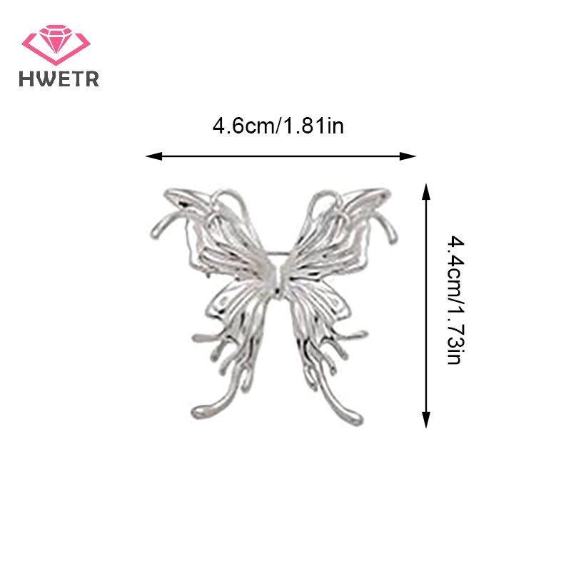 Ghim Cài Áo Hình Bướm Bằng Kim Loại Phong Cách ins Dành Cho Nữ Mới