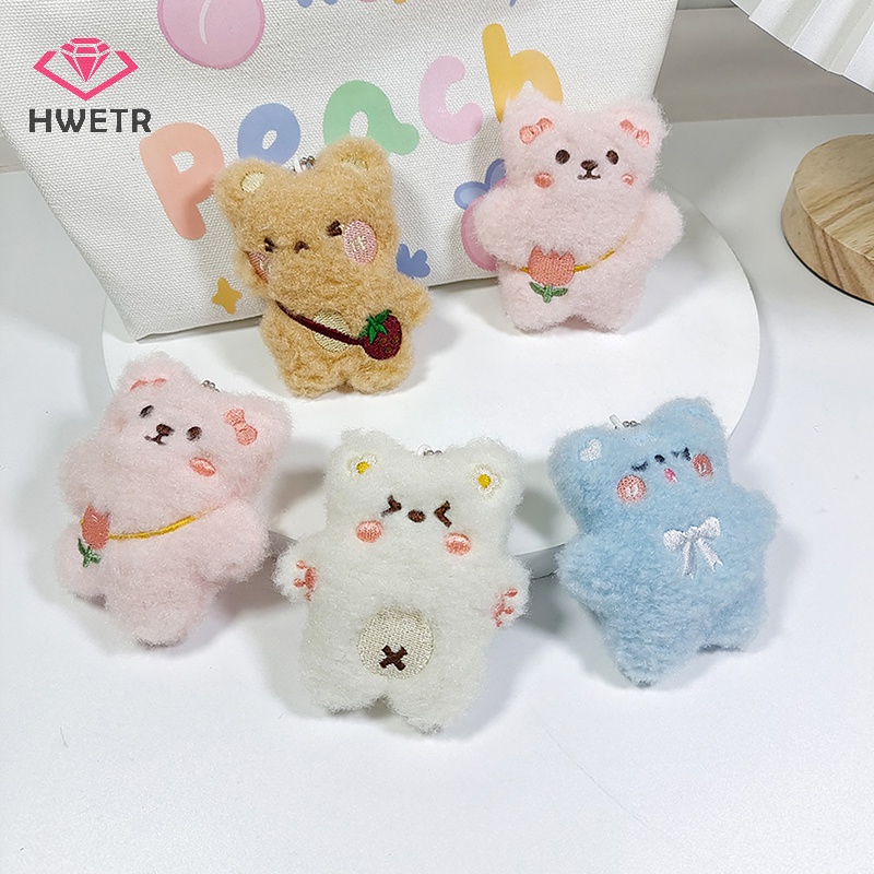 Móc Khóa Hình Gấu Nhồi Bông Dễ Thương Mới