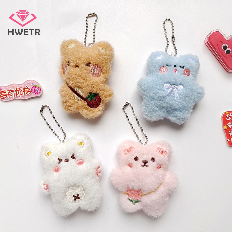 Móc Khóa Hình Gấu Nhồi Bông Dễ Thương Mới