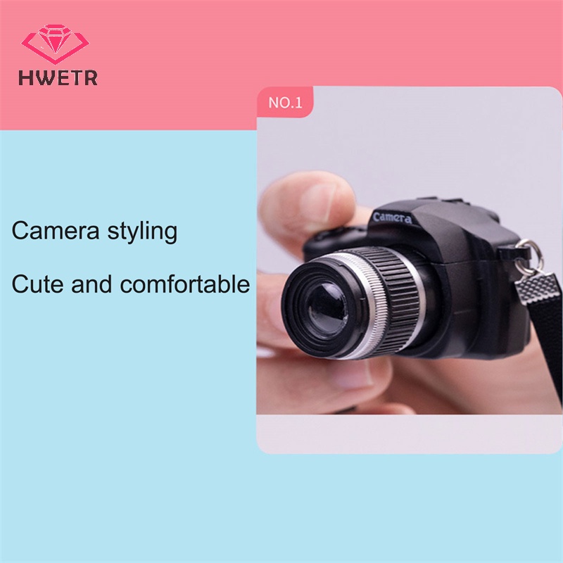 Móc Khóa Hình camera Có Đèn led Dễ Thương Mới