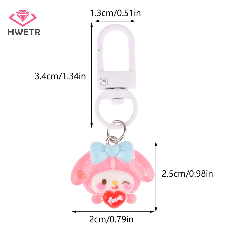Dây Treo Điện Thoại / Móc Khóa Hình Hoạt Hình melody / hello kitty Đáng Yêu Mới