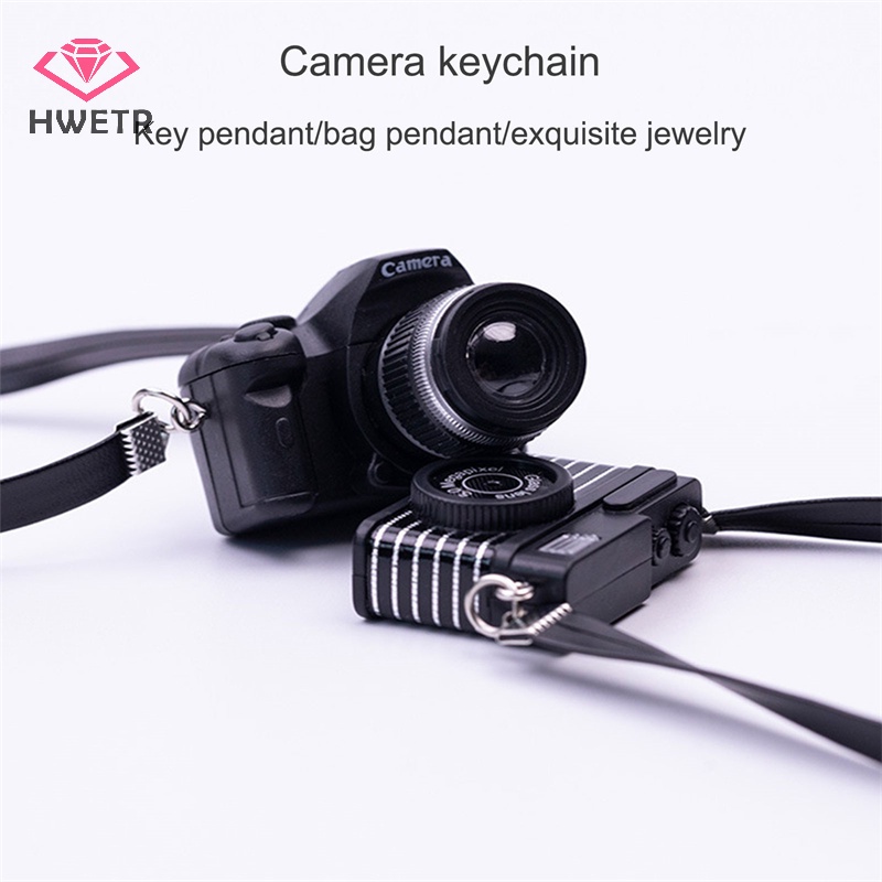 Móc Khóa Hình camera Có Đèn led Dễ Thương Mới