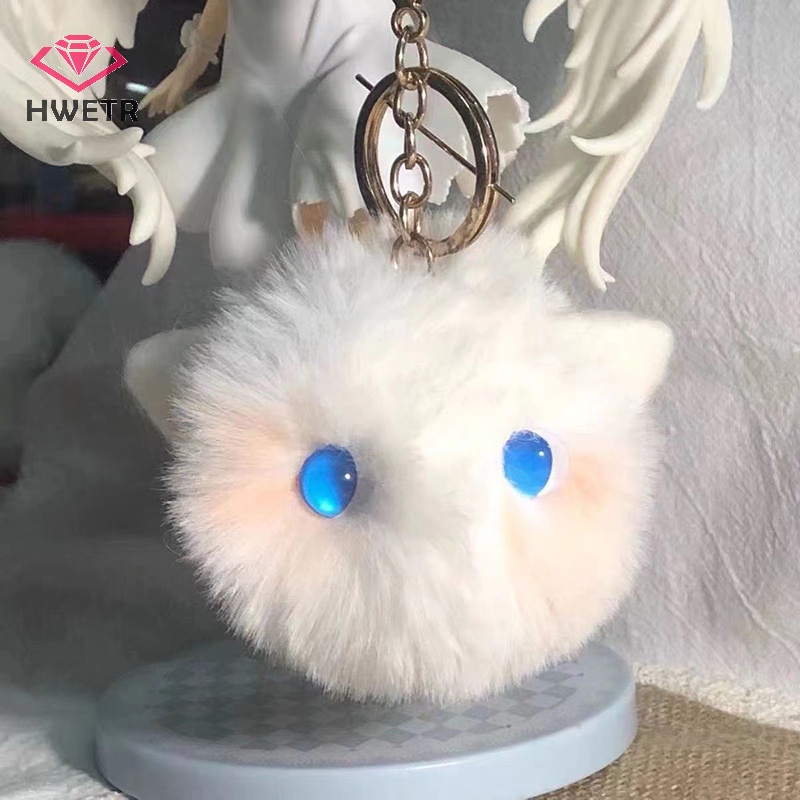 Móc Khóa Hình Mèo Nhồi Bông 8cm Dễ Thương Mới
