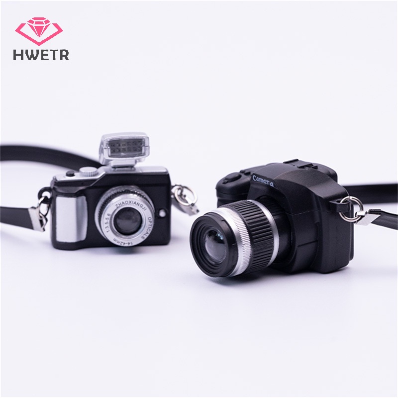 Móc Khóa Hình camera Có Đèn led Dễ Thương Mới