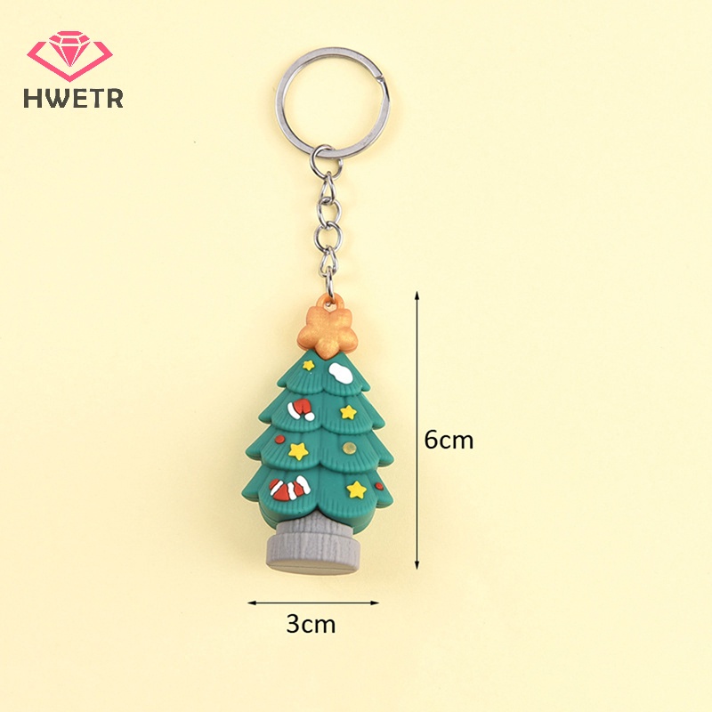 Móc Khóa Hình Ông Già Noel Tuần Lộc Dễ Thương Cho Bé Mới