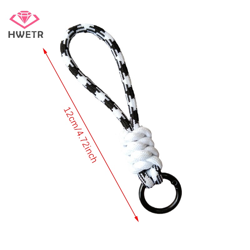 Dây Đeo Điện Thoại / Chìa Khóa Hình Cây Dù Bện Độc Đáo Mới