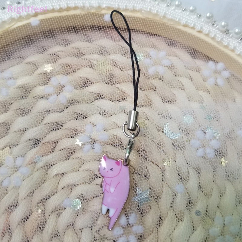 1 Dây Đeo Điện Thoại Hình Mèo Dễ Thương Cho iphone samsung huawei xiaomi Mới