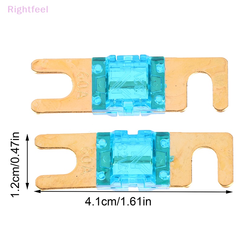 Set 2 Cầu Chì mini Mạ Vàng 20a 30a 40a 50a 60a 70a 80a 100a 120a 125a 150a 175a 200a 32v Mới