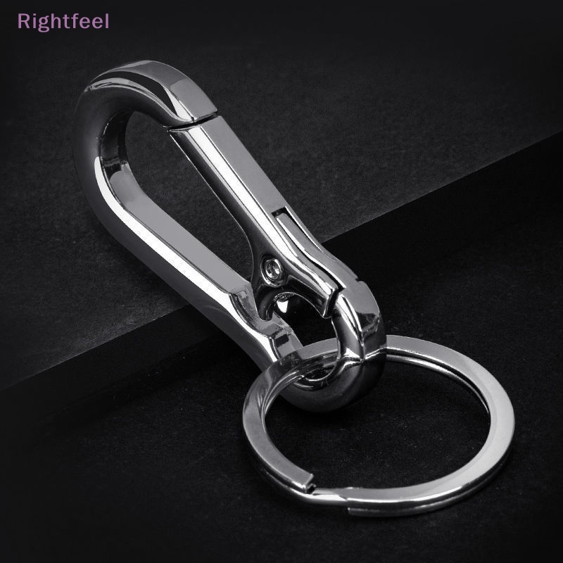 Móc Treo Chìa Khóa Bằng Thép Không Gỉ Thời Trang Cho Nam