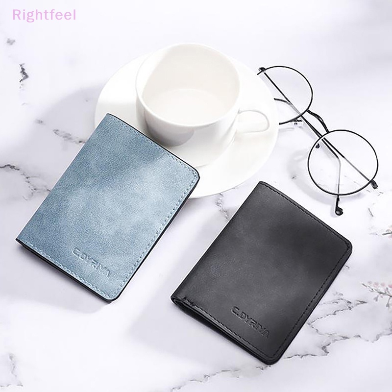 Ví Da pu mini Nhiều Ngăn Đựng Thẻ Gập Lại Được Thời Trang Cho Nam Mới