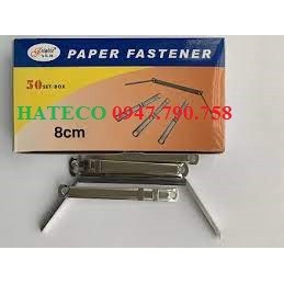 2 hộp nẹp acco sắt - nẹp tài liệu 8cm - thanh cài acco - xiên chứng từ