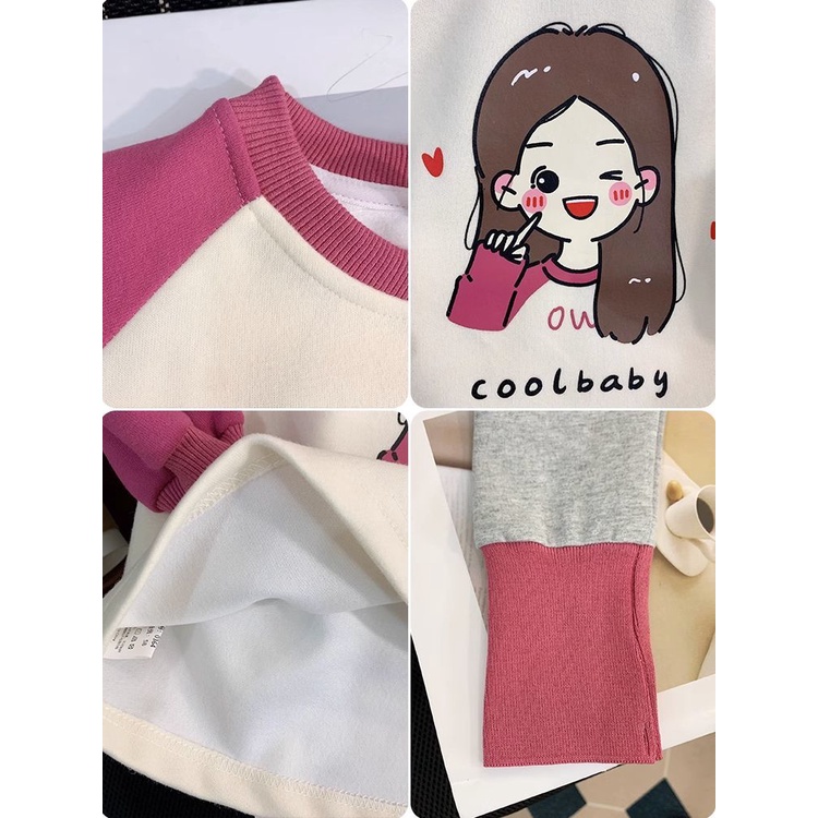 Bộ Đồ Thời Trang Mùa Thu Xinh Xắn Dành Cho Bé Gái