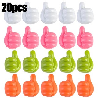 Set 10 / 20 Móc silicone Dán Tường Đa Năng