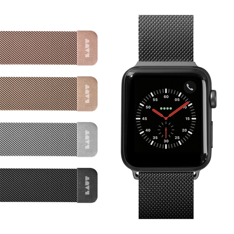 Dây Đeo dành cho Apple Watch Series 1/2/3/4/5/6/7/8/SE  LAUT Steel Loop chống trầy xước