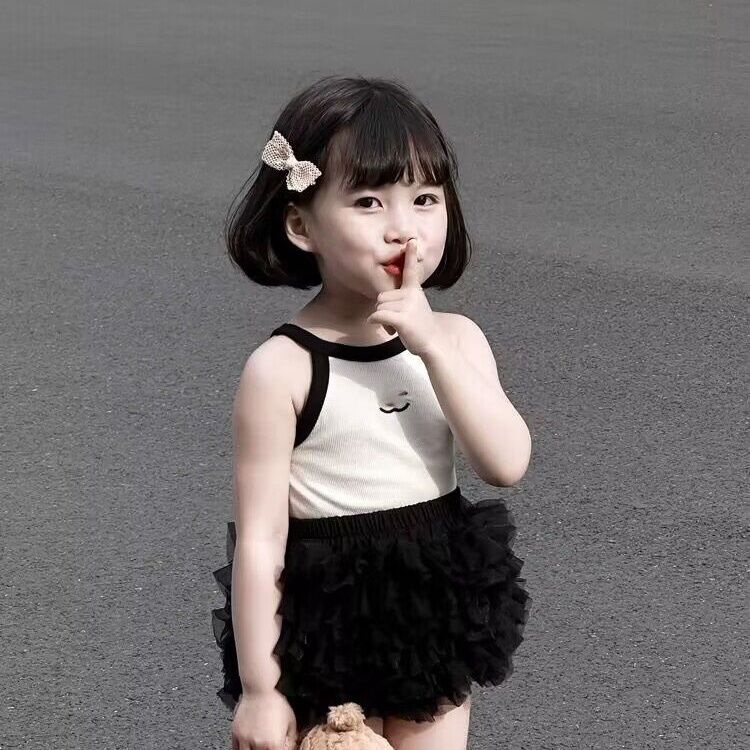 Bộ Áo Hai Dây + Chân Váy Xếp Tầng Thời Trang Mùa Hè 2023 Cho Bé Gái Dễ Thương