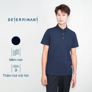  Áo thun nam Polo Determinant mềm mại thấm hút tốt - màu Xanh Navy 