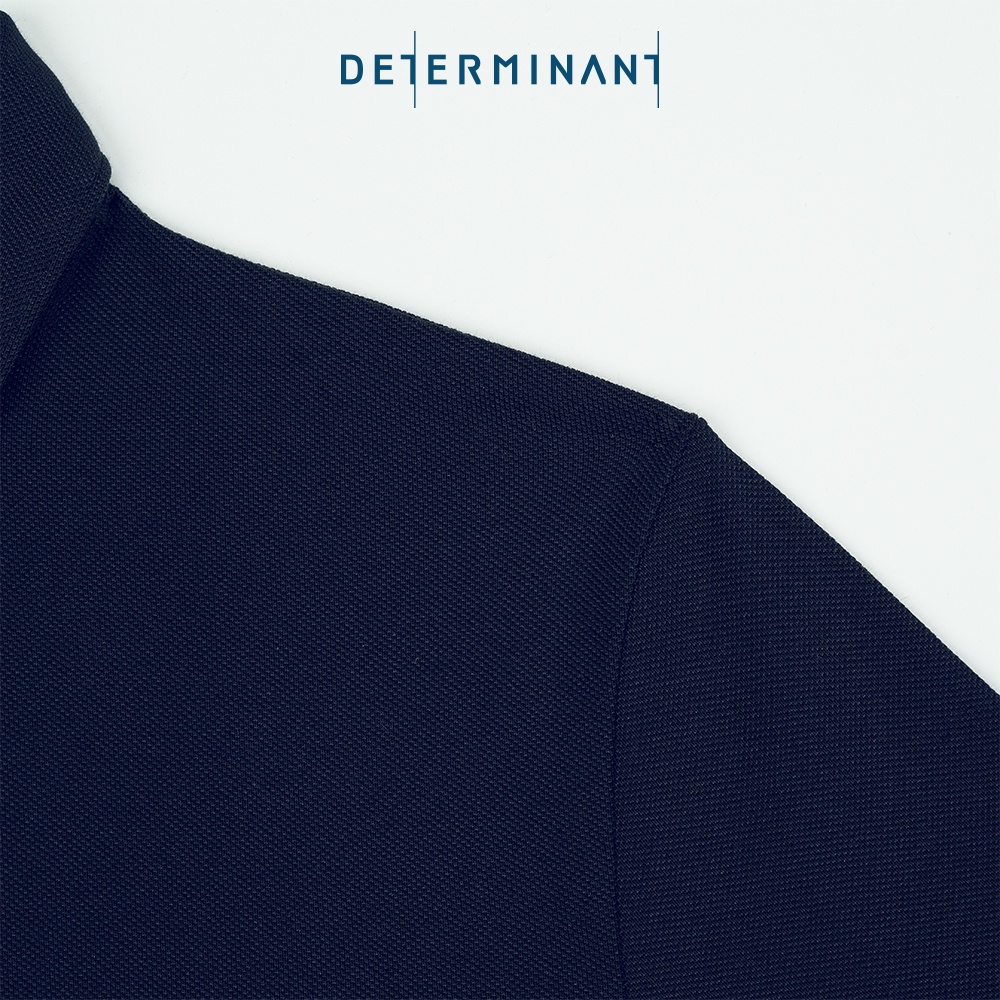 Áo thun nam Polo Determinant mềm mại thấm hút tốt - màu Xanh Navy