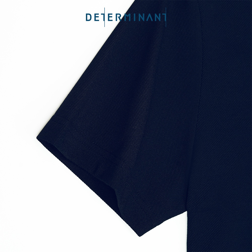 Áo thun nam Polo Determinant mềm mại thấm hút tốt - màu Xanh Navy