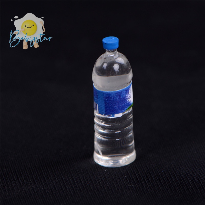 Set 4 Chai Nước Khoáng Mini Tỉ Lệ 1 / 6 1 / 12 Dùng Để Trang Trí Nhà Búp Bê Mới