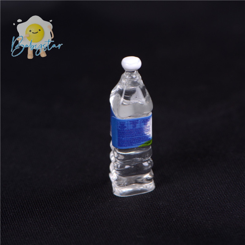 Set 4 Chai Nước Khoáng Mini Tỉ Lệ 1 / 6 1 / 12 Dùng Để Trang Trí Nhà Búp Bê Mới