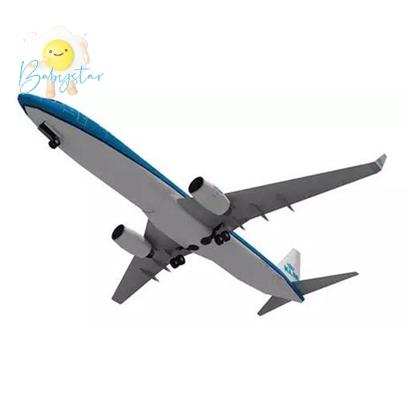 Mô Hình Máy Bay Chiến Đấu boeing 737 Bằng Giấy 3d Tỉ Lệ 1: 100 Mới