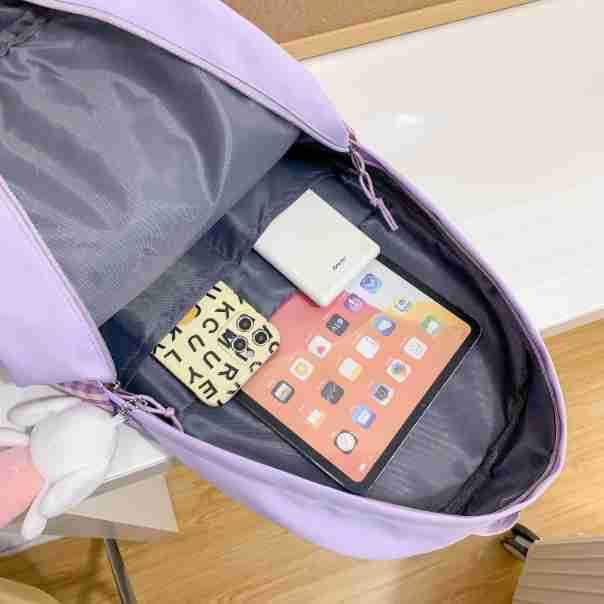 Ba Lô Đi Học Đính Nơ Dễ Thương Cho Bé Gái Lớp 3-5 - 6