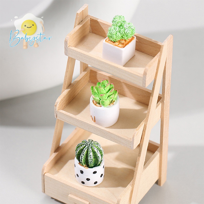 Mô Hình Chậu Cây Xương Rồng Mini Trang Trí Nhà Búp Bê Mới