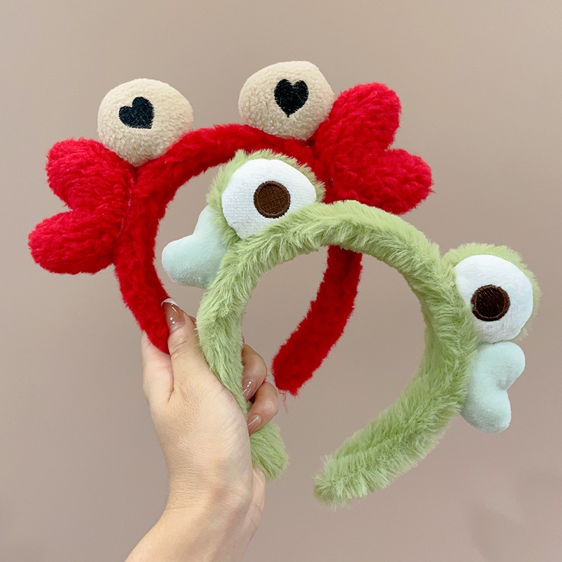 Băng Đô Cài Tóc Bông Hình Động Vật Thời Trang Hàn Quốc Dành Cho Nữ Rửa Mặt