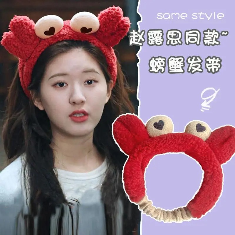 Băng Đô Cài Tóc Bông Hình Động Vật Thời Trang Hàn Quốc Dành Cho Nữ Rửa Mặt