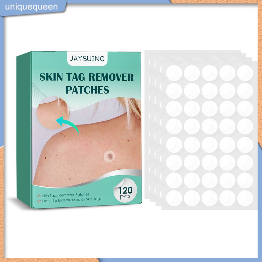 120 Chiếc Mụn Cóc Tẩy Thạch Cao Da Thẻ Tẩy Mụn Cóc Điều Trị Miếng Dán Chiết Xuất Thảo Dược Chân Ngô Thạch Cao uni